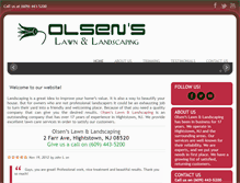 Tablet Screenshot of olsenslandscape.com
